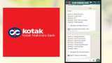 Kotak Mahindra Bank WhatsApp banking service: Here is how to use it