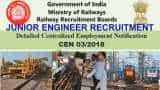 RRB Junior Engineer Recruitment: JE, JEIT application status link active now, check yours here
