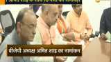 Amit Shah files nomination from Gandhinagar Amit Shah files nomination from Gandhinagar