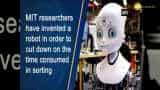 This robot can automatically sort recyclable materials by just touching them This robot can automatically sort recyclable materials by just touching them