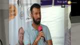 Cheteshwar Pujara creates vote awareness among youth at Rajkot