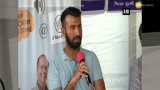 Cheteshwar Pujara creates vote awareness among youth at Rajkot Cheteshwar Pujara creates vote awareness among youth at Rajkot