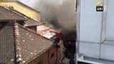 Fire breaks out in a commercial building in Thiruvananthapuram Fire breaks out in a commercial building in Thiruvananthapuram