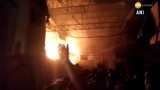 Fire breaks out at timber market in Indore Fire breaks out at timber market in Indore