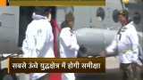 Defence Minister Rajnath Singh reaches 'The highest battleground' Siachen Defence Minister Rajnath Singh reaches 'The highest battleground' Siachen