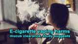 E-cigarette vaping harms mucus clearance, study suggests