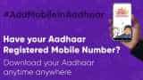 How to download Aadhaar card using mobile number 