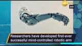 Researcher develops mind-controlled robotic arm