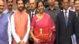 WATCH: Modi govt makes history! No Budget Briefcase! Nirmala Sitharaman carries &#039;red cover&#039; to Parliament