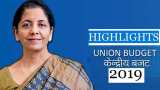 Budget 2019 Nirmala Sitharaman speech: Top 10 quotes-From Indian economy to pension benefits, check them here