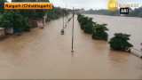Kelo River overflows following heavy rainfall in Chhattisgarh’s Raigarh