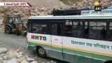 Heavy rains damage roads in Kaza, Himachal Pradesh