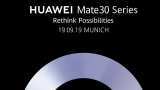 Huawei Mate 30 series to be launched on September 19: Here is what to expect