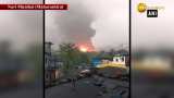 Massive fire breaks out at ONGC plant in Navi Mumbai Massive fire breaks out at ONGC plant in Navi Mumbai