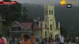 Ridge in Shimla develops cracks Ridge in Shimla develops cracks