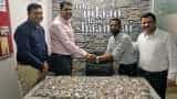 SPECIAL DIWALI and DHANTERAS! This man purchased new Honda Activa with full payment done in coins SPECIAL DIWALI and DHANTERAS! This man purchased new Honda Activa with full payment done in coins