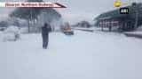Watch: Northern Railway uses snow cutting machines to clear tracks in J&amp;K