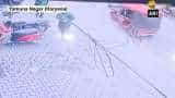 Watch: Speeding car rams parked vehicles in Haryana, injures five Watch: Speeding car rams parked vehicles in Haryana, injures five