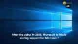 Microsoft officially ends support to Windows 7 after a decade