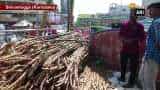 Demand of sugarcane surges for harvest festival in Karnataka
