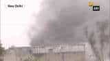 Delhi: Fire breaks out at footwear manufacturing unit