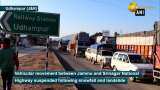 Vehicular movement suspended due to snowfall in Jammu and Kashmir's Udhampur Vehicular movement suspended due to snowfall in Jammu and Kashmir's Udhampur