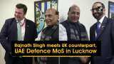 DefExpo2020: Rajnath Singh meets UK counterpart, UAE Defence MoS in Lucknow DefExpo2020: Rajnath Singh meets UK counterpart, UAE Defence MoS in Lucknow