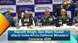 Rajnath Singh, Gen Bipin Rawat attend India-Africa Defence Ministers' Conclave 2020 Rajnath Singh, Gen Bipin Rawat attend India-Africa Defence Ministers' Conclave 2020
