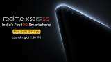 Surprise! Not iQoo 3, Realme X50 Pro 5G to be India's first 5G smartphone! Launch set for Feb 24 Surprise! Not iQoo 3, Realme X50 Pro 5G to be India's first 5G smartphone! Launch set for Feb 24