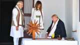 Trump visits Sabarmati Ashram, praises &#039;&#039;great friend&#039;&#039; Modi