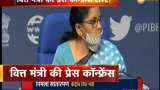 FM Nirmala Sitharaman PC: Rs 20 lakh crore Atmanirbhar Bharat Abhiyan package FM Nirmala Sitharaman PC: Rs 20 lakh crore Atmanirbhar Bharat Abhiyan package