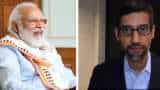 PM Narendra Modi interacts with Google CEO Sundar Pichai - Here is everything they discussed PM Narendra Modi interacts with Google CEO Sundar Pichai - Here is everything they discussed