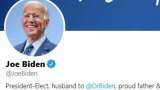 Joe Biden changes his Twitter profile, after beating Donald Trump in US election 2020, from Senator to 'President-Elect' Joe Biden changes his Twitter profile, after beating Donald Trump in US election 2020, from Senator to 'President-Elect'