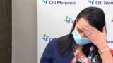 Watch: Nurse faints after Pfizer&#039;s Covid-19 vaccine allergic reaction on Live TV