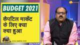 Announcement of Securities Markets Code in Union Budget 2021 Announcement of Securities Markets Code in Union Budget 2021