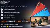 Motorola launches Moto e7 Power smartphone in India at starting price of Rs 7,499 | Check all features here Motorola launches Moto e7 Power smartphone in India at starting price of Rs 7,499 | Check all features here