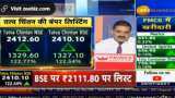 Tatva Chintan Pharma Chem shares listing gain: Stock makes stellar market debut with nearly 120% premium – Check Anil Singhvi's STRATEGY going forward Tatva Chintan Pharma Chem shares listing gain: Stock makes stellar market debut with nearly 120% premium – Check Anil Singhvi's STRATEGY going forward