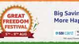 Amazon Great Freedom Festival sale: DATES ANNOUNCED! Up to 40% off on Smartphones - Check TOP deals on Mobile Phones, Electronics, Laptops and MORE Amazon Great Freedom Festival sale: DATES ANNOUNCED! Up to 40% off on Smartphones - Check TOP deals on Mobile Phones, Electronics, Laptops and MORE