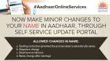 Aadhaar Card name update online: Change name by yourself now - Check this link and steps to follow Aadhaar Card name update online: Change name by yourself now - Check this link and steps to follow