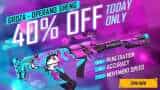 Garena Free Fire latest update: GET 40% off on Weapon Royale - Also check how to get latest Free Fire redeem codes