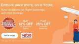 ICICI Bank festive bonanza! Avail these discounts on flight, hotel bookings on yatra.com with net banking ICICI Bank festive bonanza! Avail these discounts on flight, hotel bookings on yatra.com with net banking