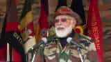 PM Narendra Modi at Army post in J&amp;K&#039;s Nowshera sector on Diwali