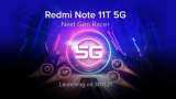 Redmi Note 11T 5G India launch today; check expected price, specs and more