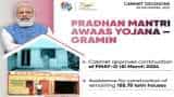 Union Cabinet extends Pradhan Mantri Awas Yojana-Gramin Scheme; approves Rs 217,257 crore for scheme