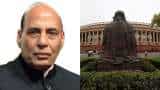 Rajnath Singh likely to brief Parliament on chopper crash Rajnath Singh likely to brief Parliament on chopper crash