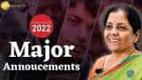  Budget 2022 Highlights Live Updates: Major annoucements by FM Nirmala Sitharaman