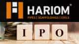 Hariom Pipe Industries IPO Subscription Status Day 4: 3.44 times subscribed