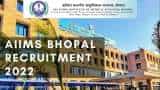 AIIMS Bhopal Recruitment 2022: Apply online for 159 Sr. Resident posts on aiimsbhopal.edu.in, Check eligibility, last date, how to apply and more