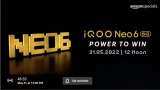 iQOO Neo 6 India launch today at 12 PM - Check expected price, LIVE streaming details and more