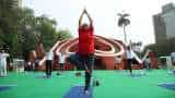 Nirmala Sitharaman Joined In The International Day Of Yoga At The Iconic Jantar Mantar In Delhi